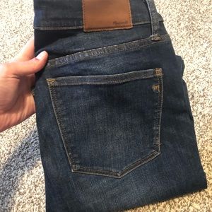 Madewell 9” high rise skinny skinny jeans